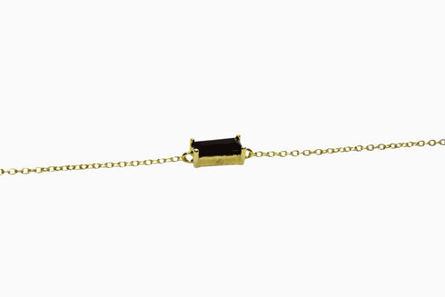 Ameya अमेय | Onyx | Armband | 18K Vermeil Vergoldung
